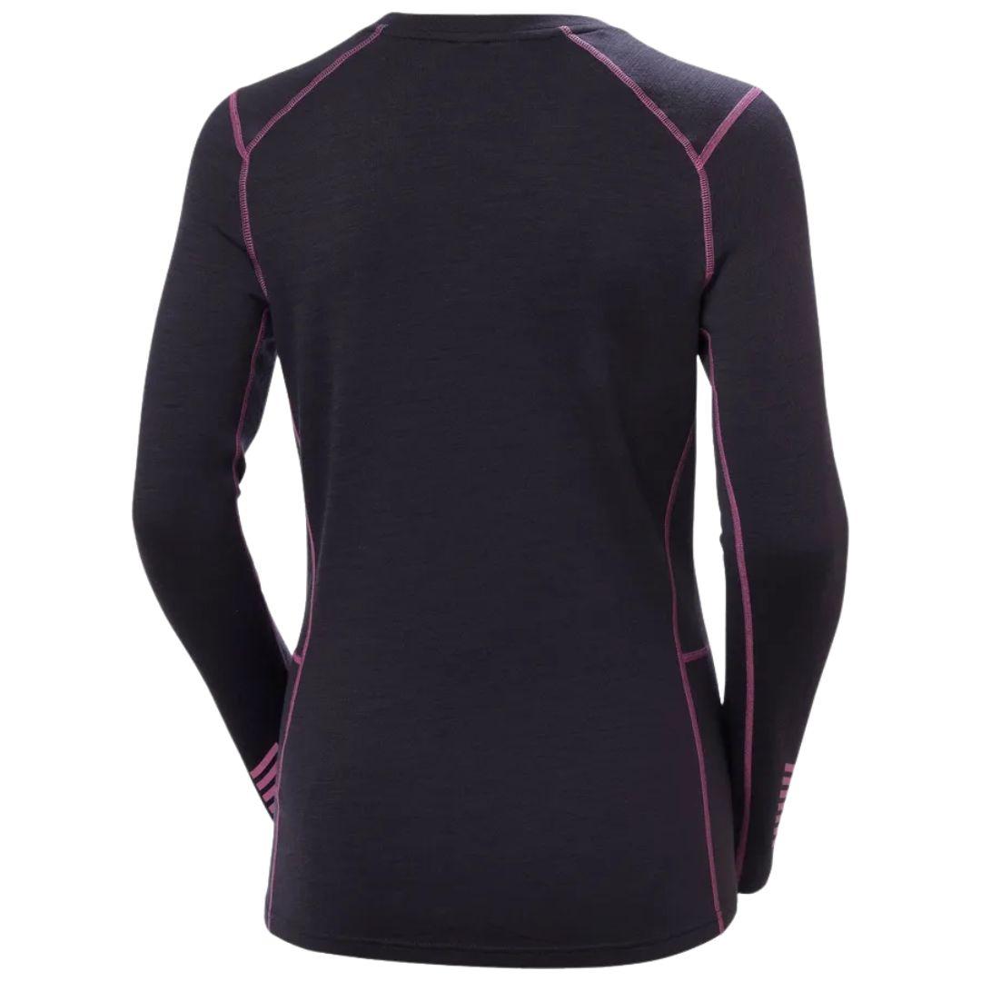 Helly Hansen Women's LIFA Merino Midweight Graphic Long-Sleeve Crew Base Layer